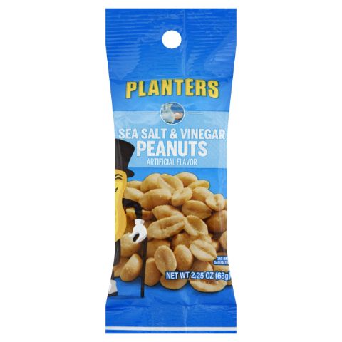 Order Planters Sea Salt & Vinegar Peanuts 2.5oz food online from 7-Eleven store, Arlington on bringmethat.com