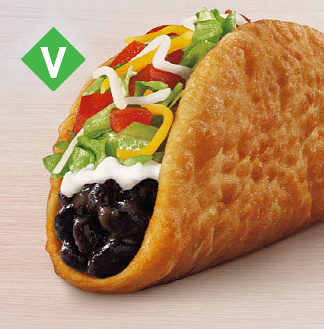 Order Black Bean Chalupa Supreme® food online from Taco Bell store, Proctorville on bringmethat.com