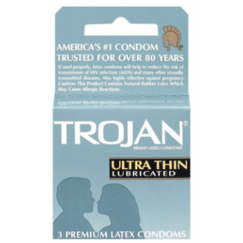 Order Trojan Ultra Thin Condom 3 Pack food online from 7-Eleven store, Natick on bringmethat.com