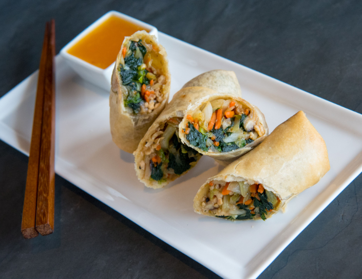 Order 2 Pieces Spring Rolls food online from Chin Chin store, Beverly Hills on bringmethat.com