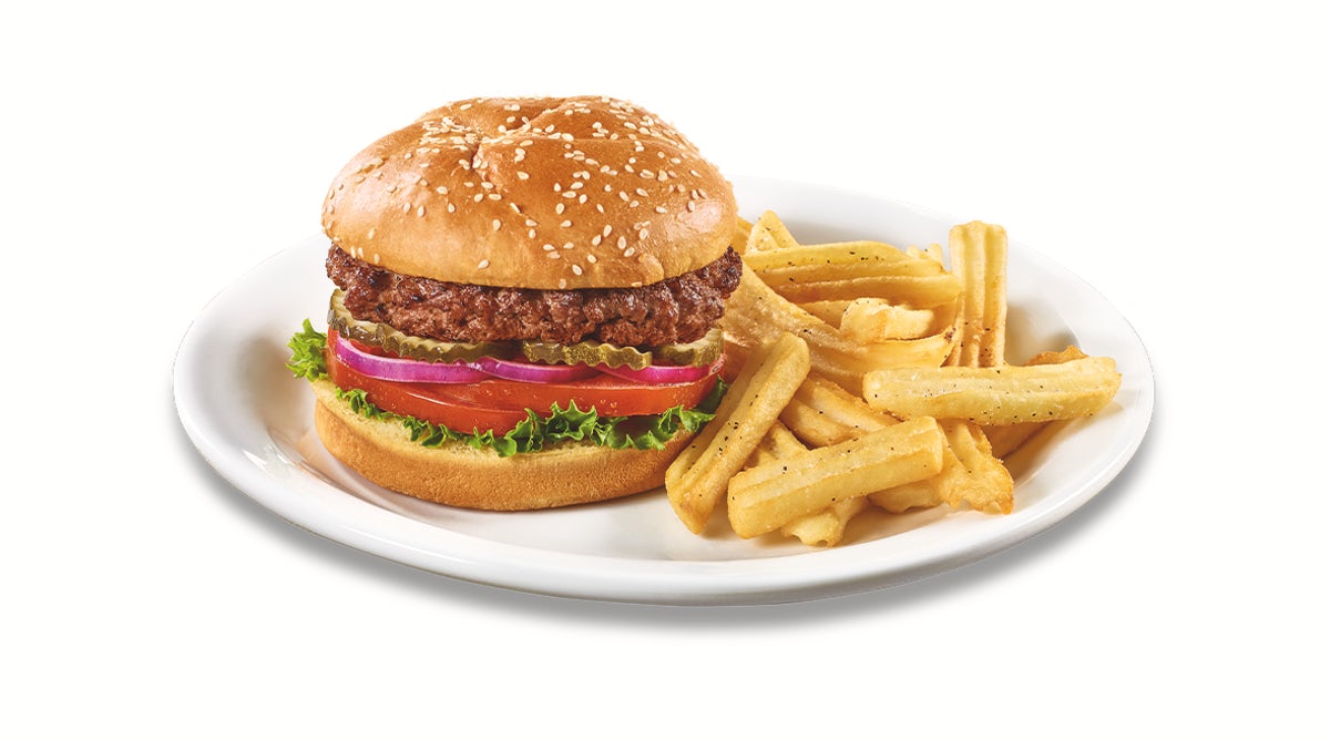 Order Build Your Own Burger food online from Denny's store, Thomasville on bringmethat.com