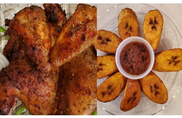 Order Chicken t'odun Meal with Dodo (fried plantain) food online from Chicken Todun store, Bowie on bringmethat.com
