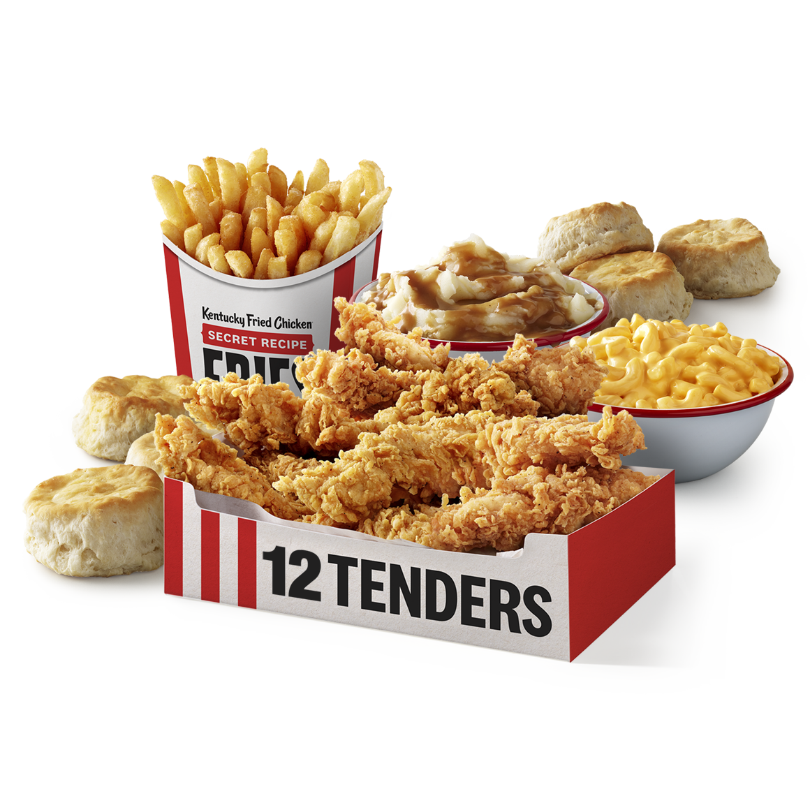 Order 12 pc. Tenders Meal with 6 FREE Cookies food online from KFC store, Burleson on bringmethat.com