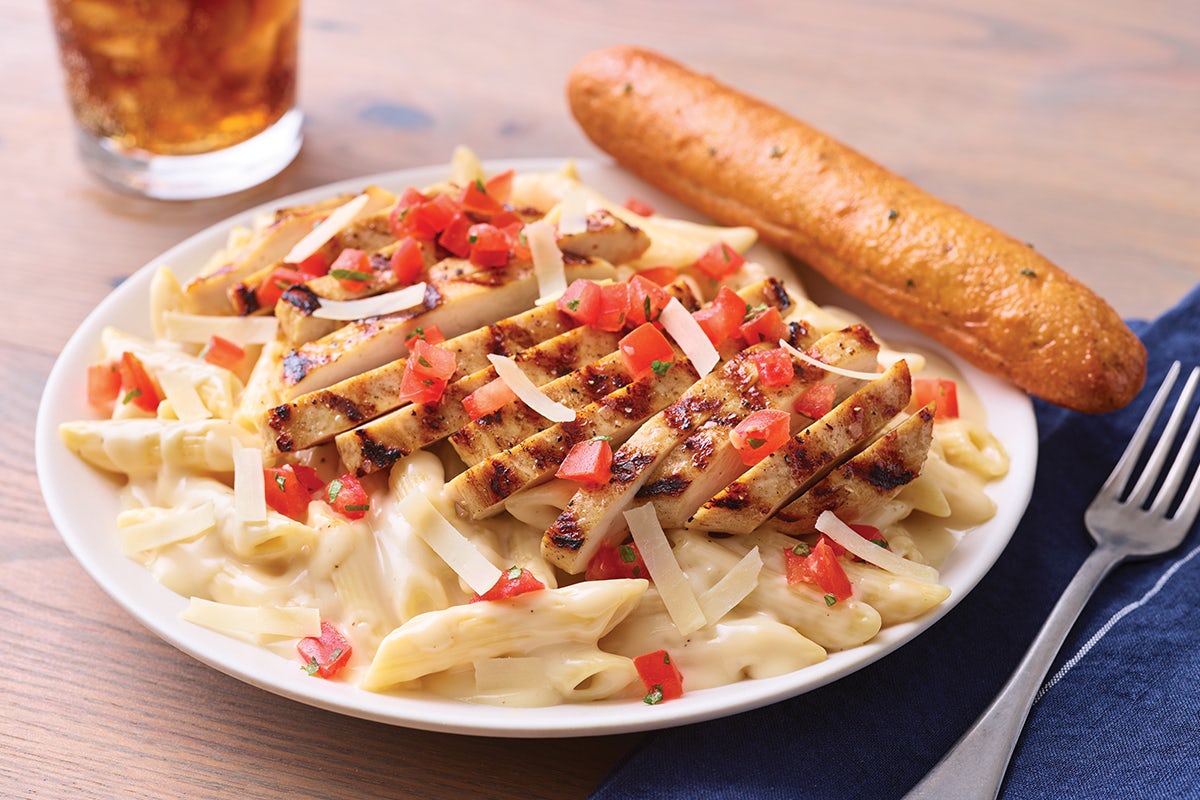 Order Three Cheese Chicken Penne food online from Applebee's store, Royersford on bringmethat.com