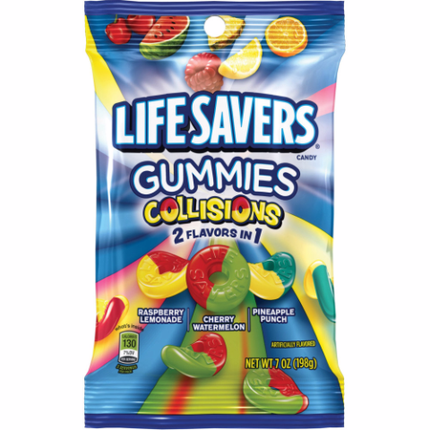 Order Life Savers Gummies Collisions 7oz food online from 7-Eleven store, Bellflower on bringmethat.com
