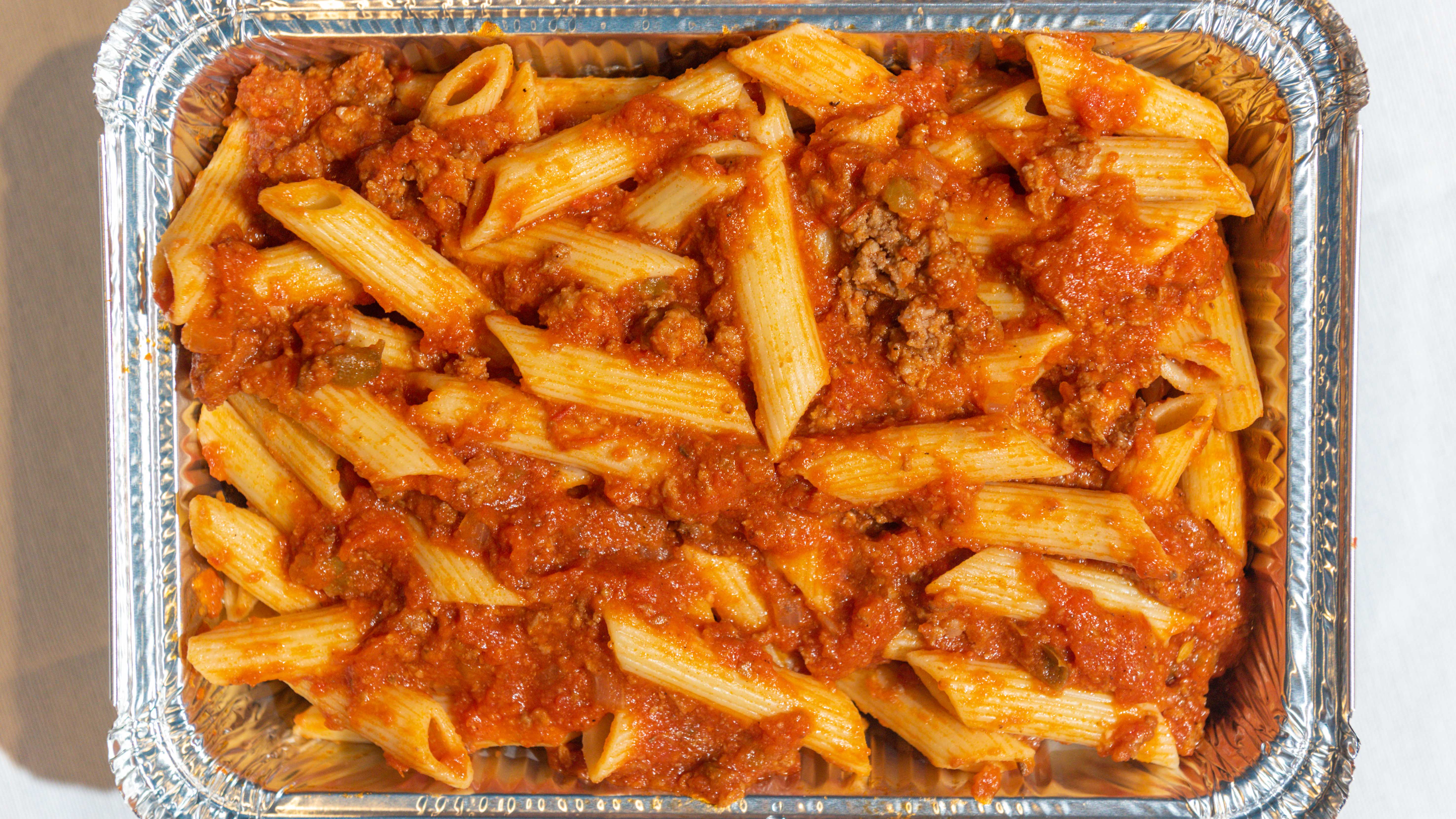 Order Meaty Ziti Penne food online from John Incredible Pizza store, Buena Park on bringmethat.com