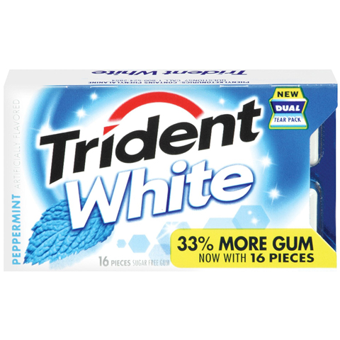 Order Trident White Peppermint Gum 16 Count food online from 7-Eleven store, Lynchburg on bringmethat.com