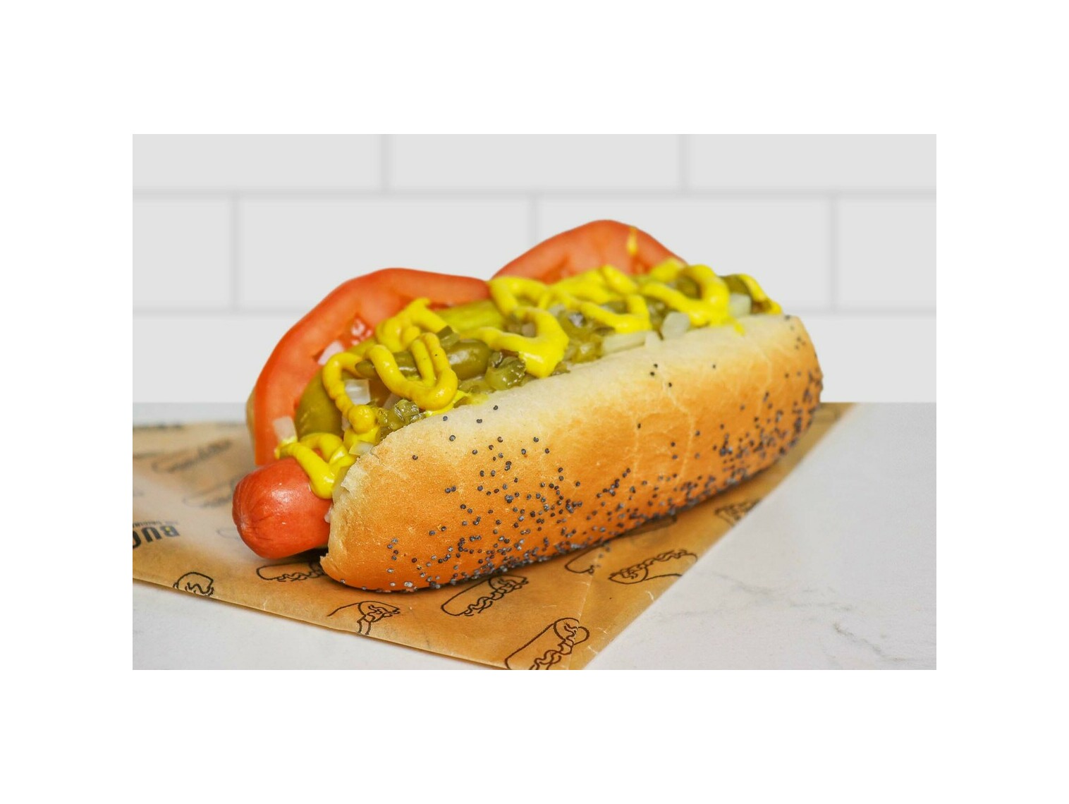 Order Chicago-Style Hot Dog food online from Buona Beef store, Bolingbrook on bringmethat.com