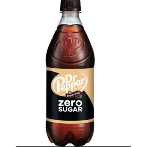 Order Dr Pepper Zero Sugar Creme Soda 20oz food online from 7-Eleven store, Bellflower on bringmethat.com