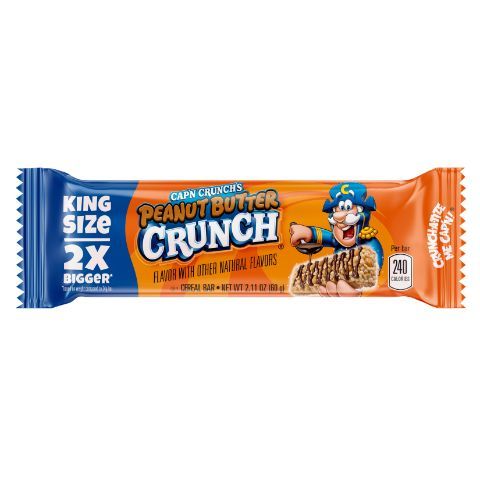 Order Cap'n Crunch Peanut Butter Crunch Cereal Bar 2.1oz food online from 7-Eleven store, Aurora on bringmethat.com