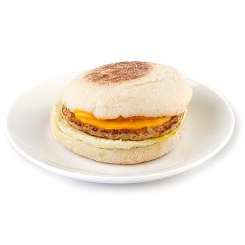 Order English Muffin with Sausage, Egg & Cheese food online from 7-Eleven store, Charlotte on bringmethat.com