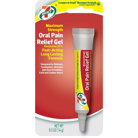 Order 7-Select Oral Pain Relief Gel 0.5oz food online from 7-Eleven store, Arlington on bringmethat.com