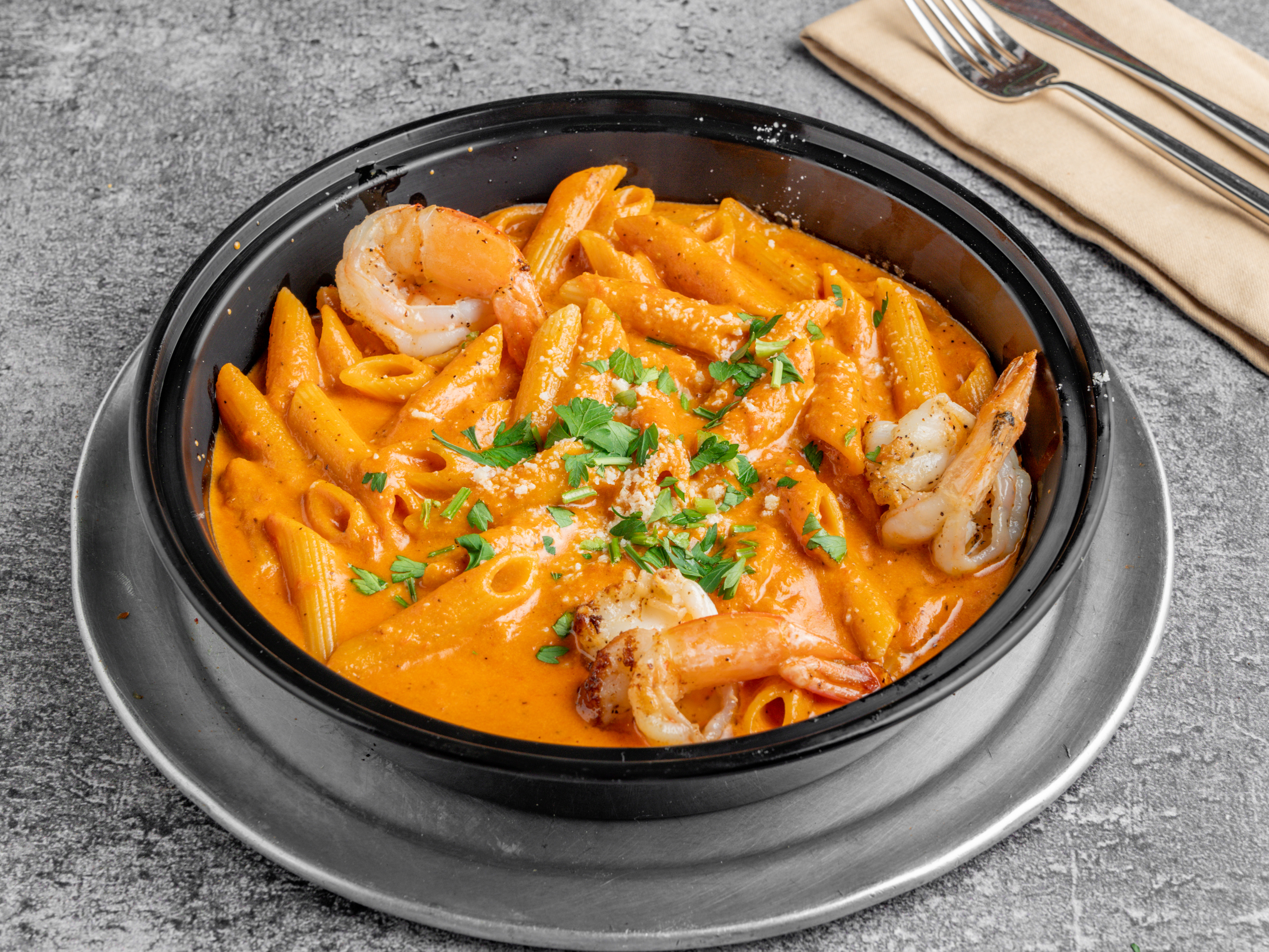 Order Traditional Penne Alla Vodka Pasta food online from 3 Brothers of RVC store, Rockville Centre on bringmethat.com