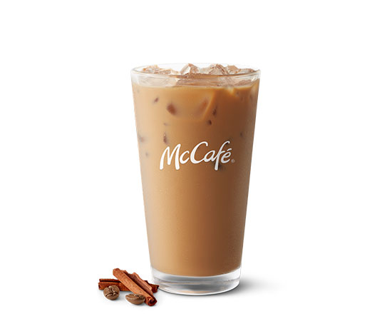 Order Iced Pumpkin Coffee food online from McDonald's store, Cincinnati on bringmethat.com