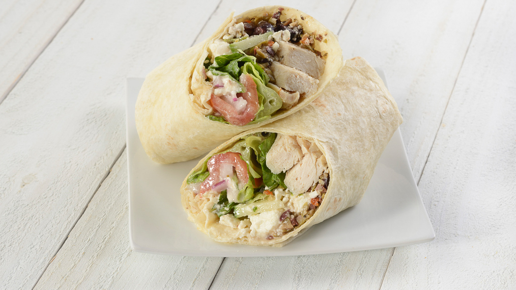 Order Mediterranean Chicken Wrap food online from Nature's Table- Tower Place store, Tampa on bringmethat.com