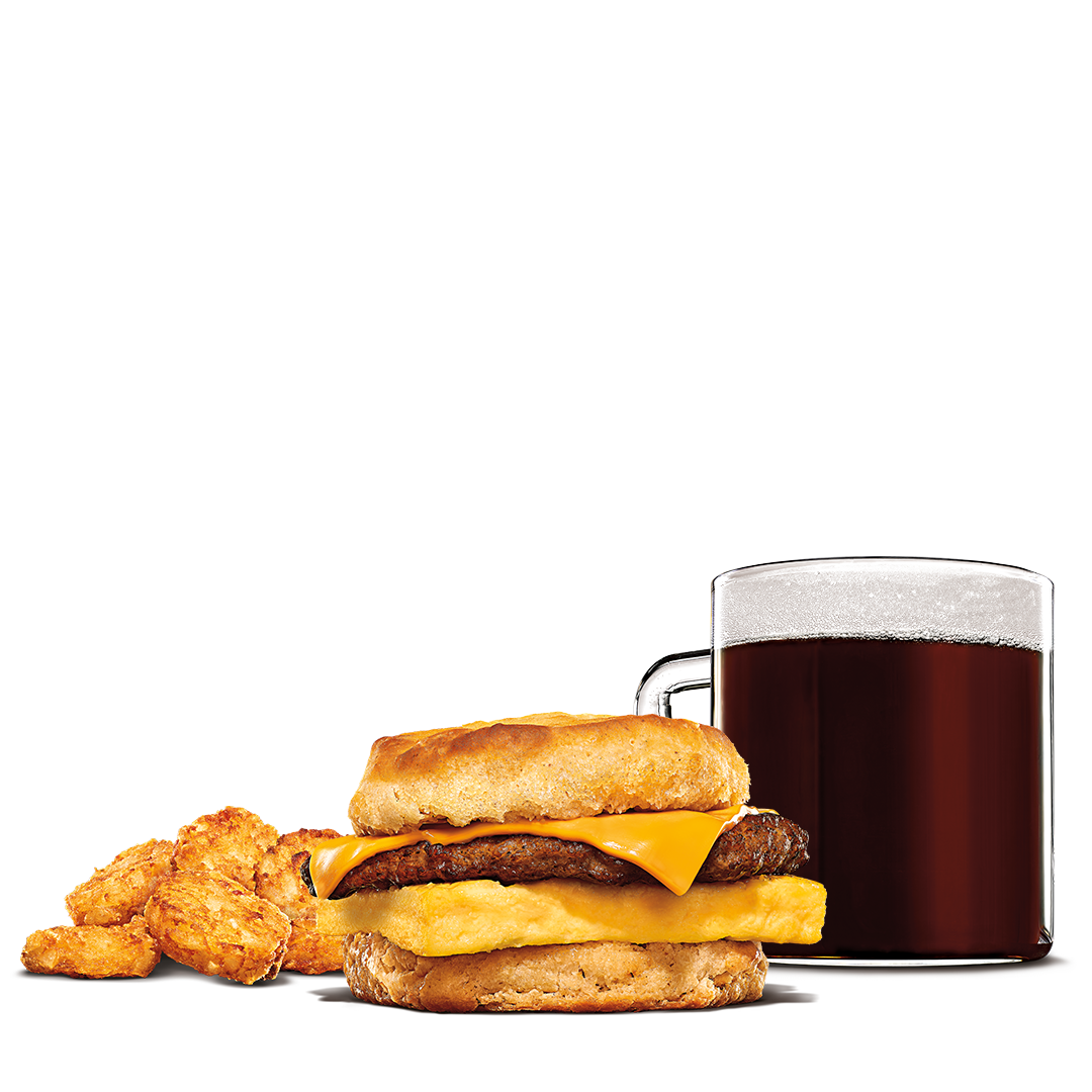 Order Sausage, Egg & Cheese Biscuit Meal food online from Burger King store, Pittsburgh on bringmethat.com
