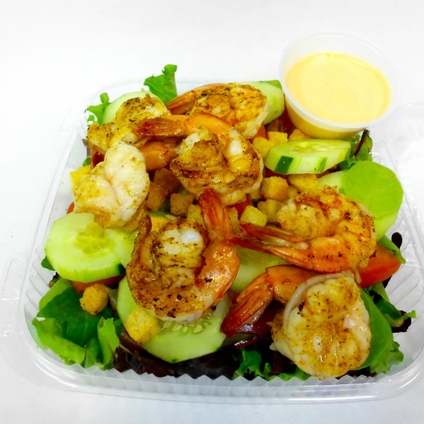 Order Grilled Jumbo Shrimp Salad food online from 4 Seasons Cafe store, Newark on bringmethat.com