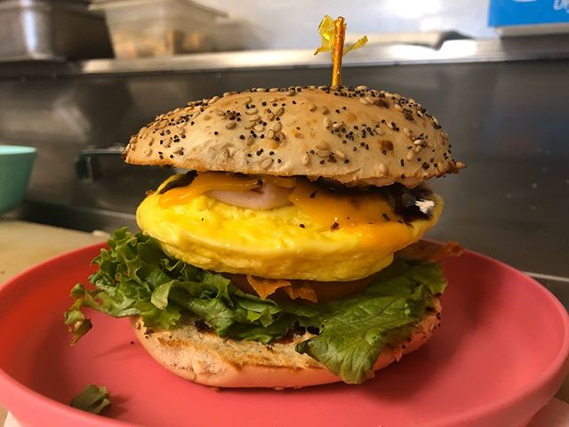 Thai Market Bagel from Next Door Bake Shop