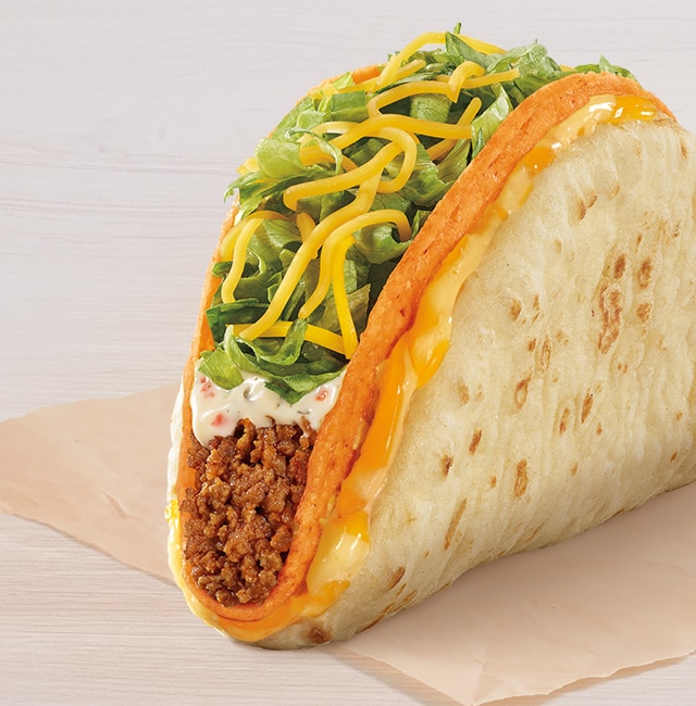 Order Doritos® Cheesy Gordita Crunch - Nacho Cheese food online from Taco Bell store, Proctorville on bringmethat.com