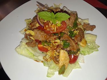 Order Nam Tok (Beef Salad) food online from Thai #1 store, Allentown on bringmethat.com