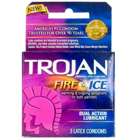 Order Trojan Fire & Ice 3 Pack food online from 7-Eleven store, Bellflower on bringmethat.com