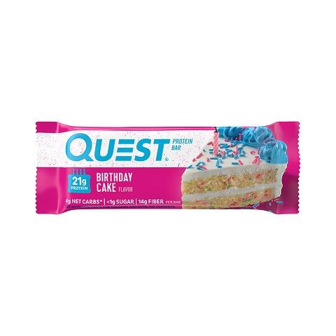Order Quest Birthday Cake Protein Bar 2.12oz. food online from 7-Eleven store, Aurora on bringmethat.com