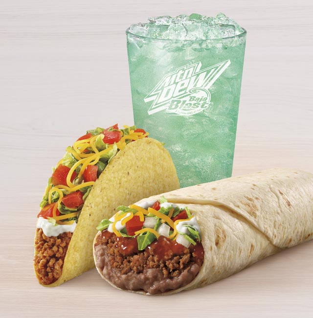 Order Burrito Supreme® Combo food online from Taco Bell store, Proctorville on bringmethat.com