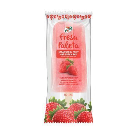 Order 7-Select Strawberry Paleta 4oz food online from 7-Eleven store, Bellflower on bringmethat.com