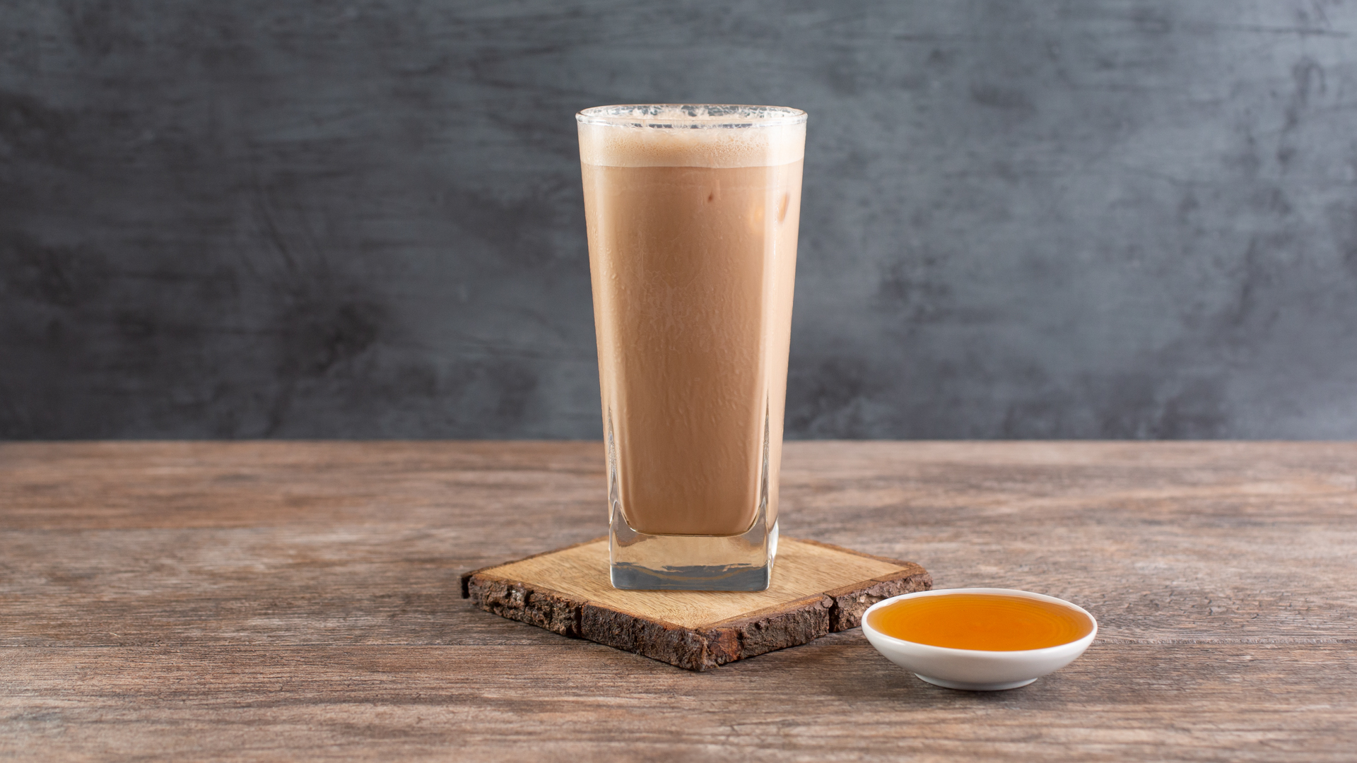 Order Honey Black Milk Tea food online from Cha2o store, Artesia on bringmethat.com