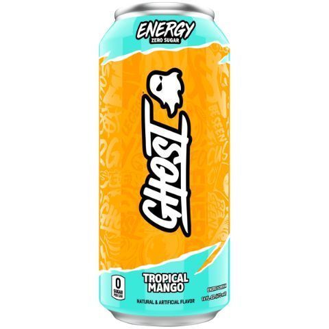 Order Ghost Energy Tropical Mango 16oz food online from 7-Eleven store, Wakefield on bringmethat.com