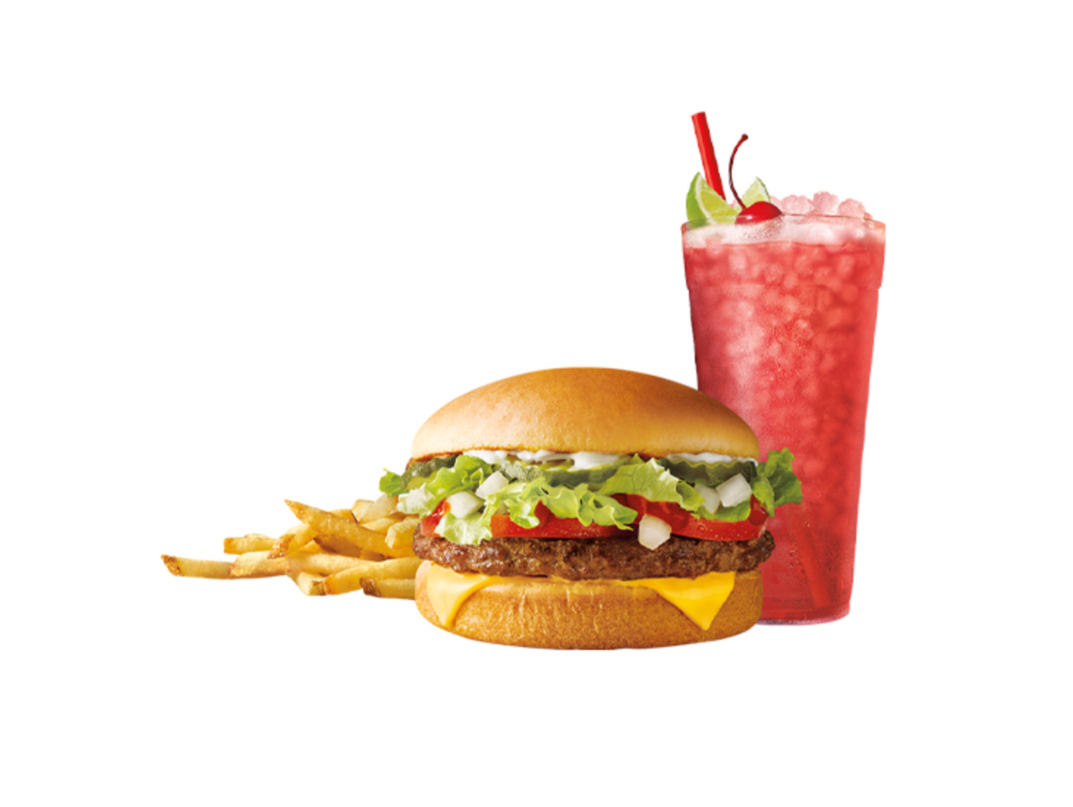 Order SONIC® Cheeseburger Combo food online from Sonic store, Menifee on bringmethat.com