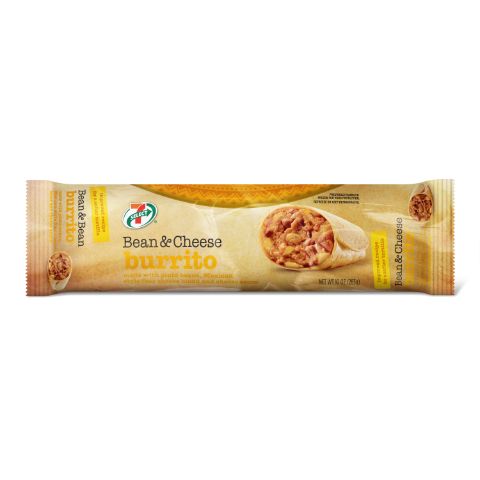 Order 7-Select Bean and Cheese Burrito 10oz food online from 7-Eleven store, Wakefield on bringmethat.com