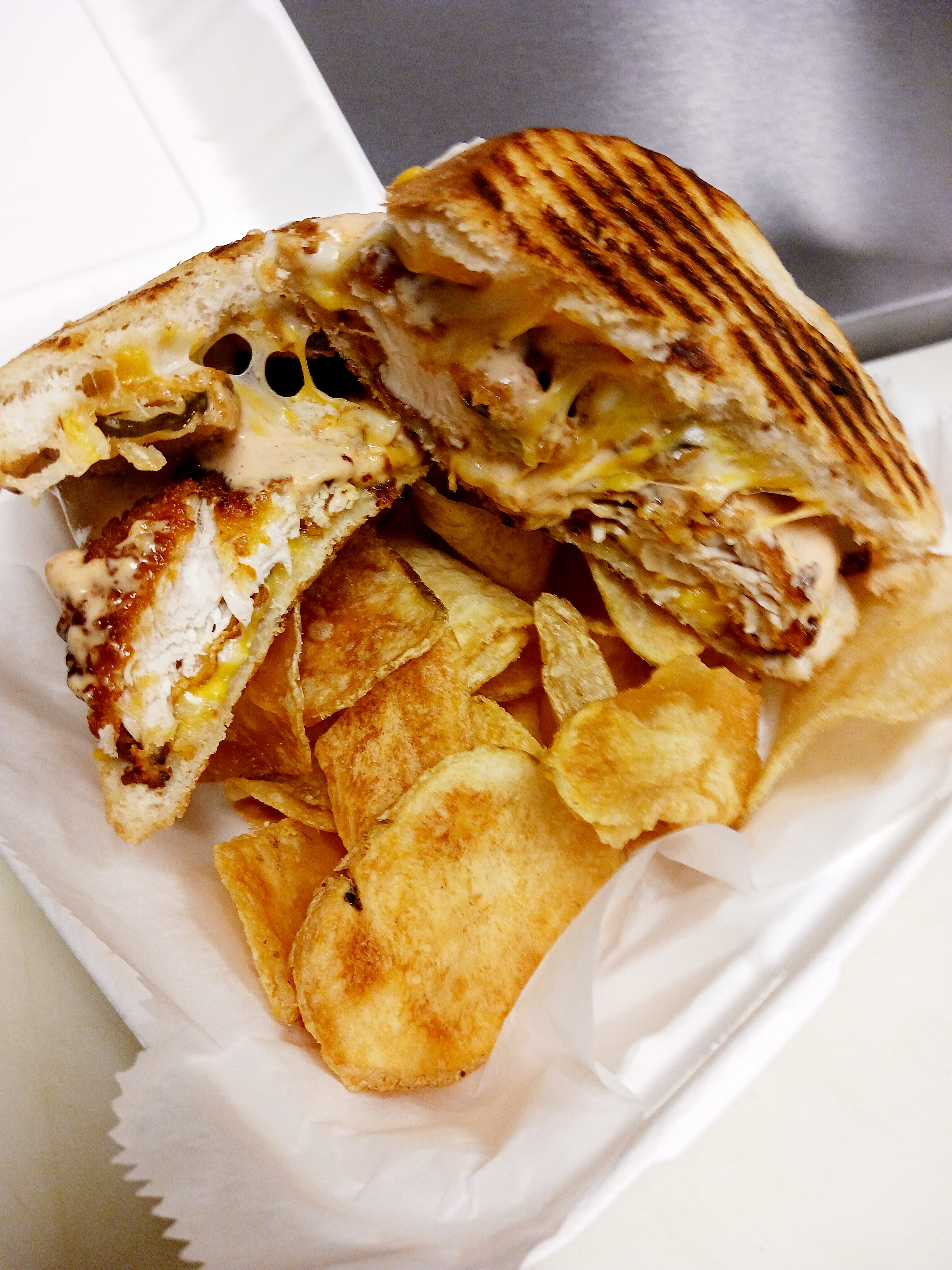Order THE DILLIFIED MELT food online from The Grilled Cheese Factory store, Rochester on bringmethat.com