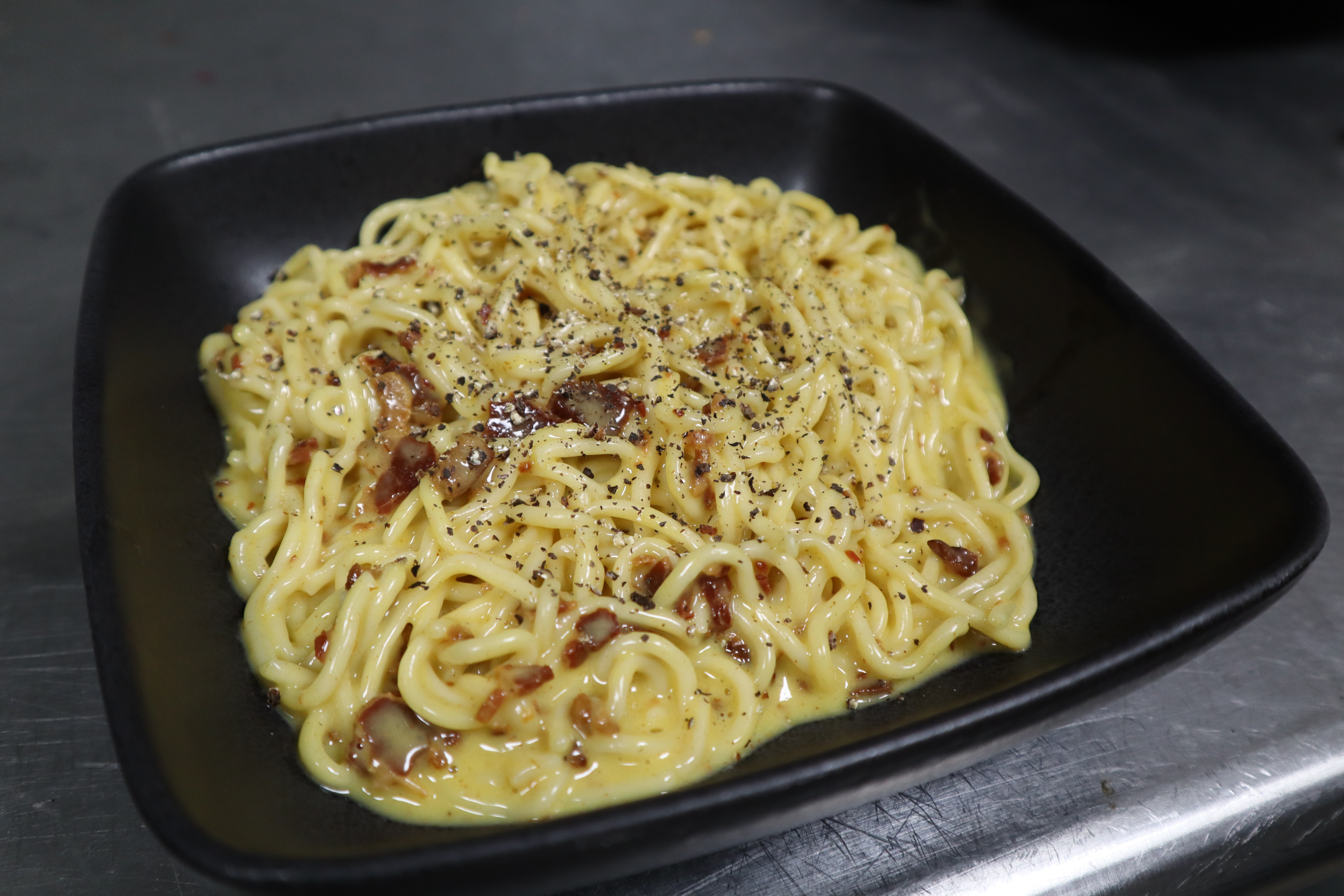 Carbonara Pasta from Not Your Mama's Pasta