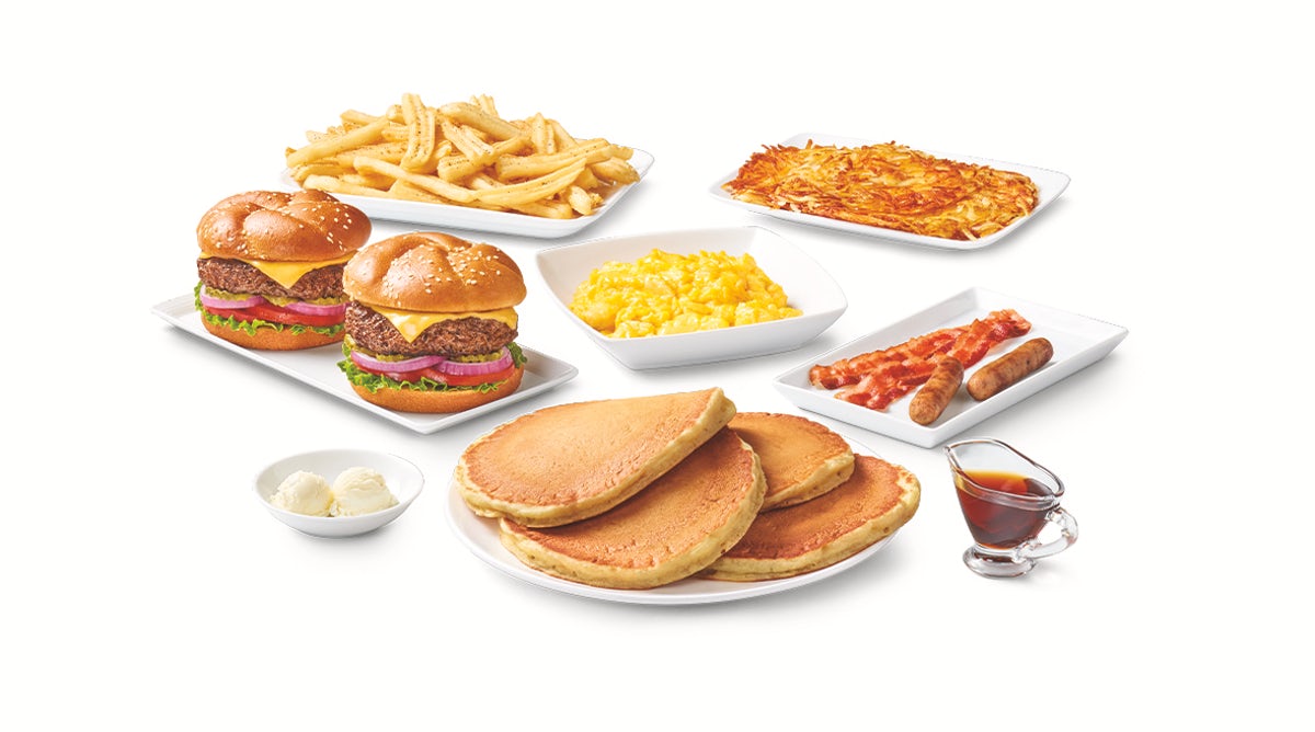 Order  Breakfast and Cheeseburger Combo Pack  food online from Denny store, San Diego on bringmethat.com