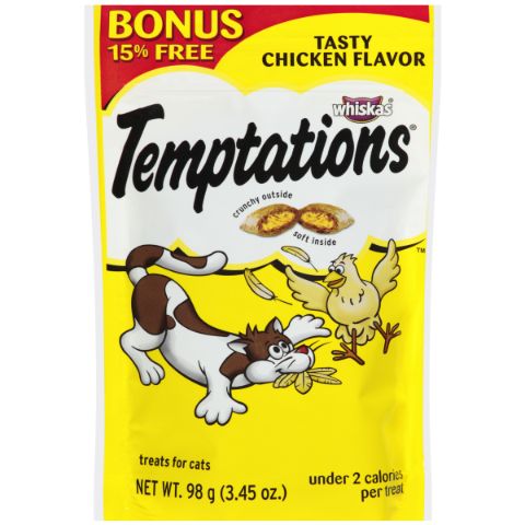 Order Whiskers Temptation Chicken Cat Treat 3oz food online from 7-Eleven store, Natick on bringmethat.com