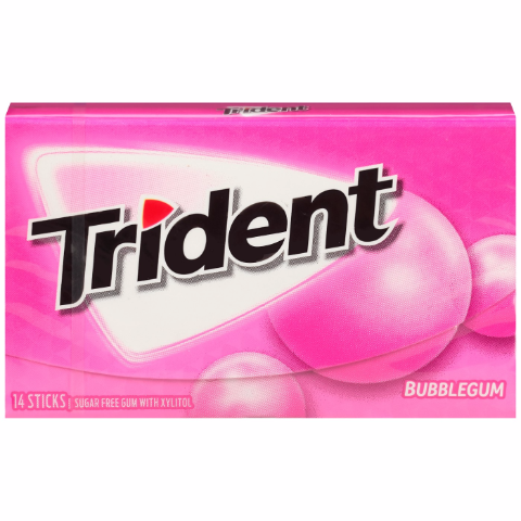 Order Trident Bubblegum Value Pack 14 Count food online from 7-Eleven store, Aurora on bringmethat.com