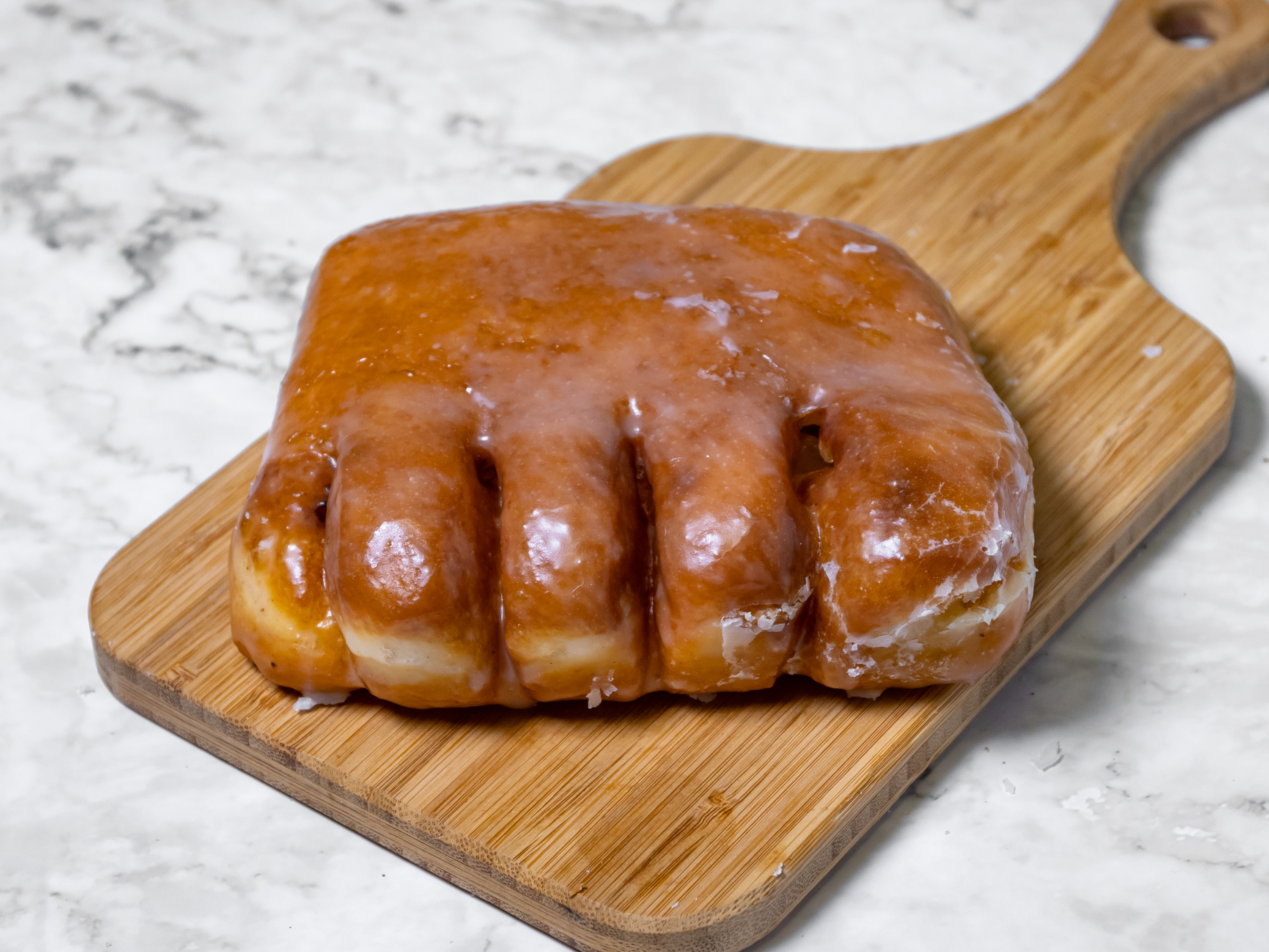 Order Bear Claw Donut food online from Master Donuts store, Fontana on bringmethat.com