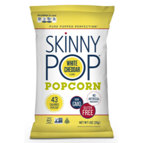 Order Skinny Pop White Cheddar Popcorn 1oz food online from 7-Eleven store, Aurora on bringmethat.com