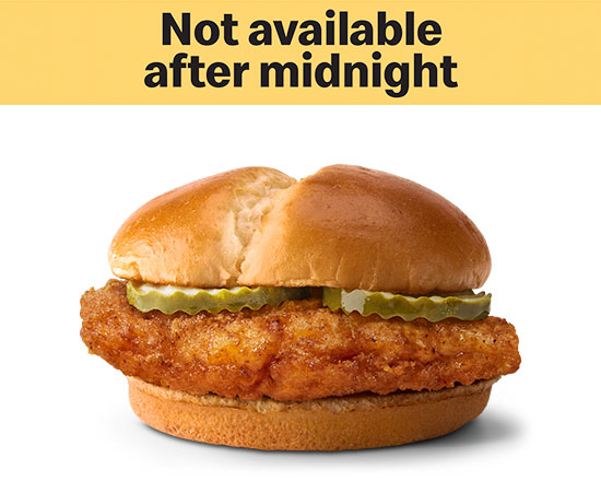 Order Crispy Chicken Sandwich  food online from McDonald's store, Saint Paul on bringmethat.com
