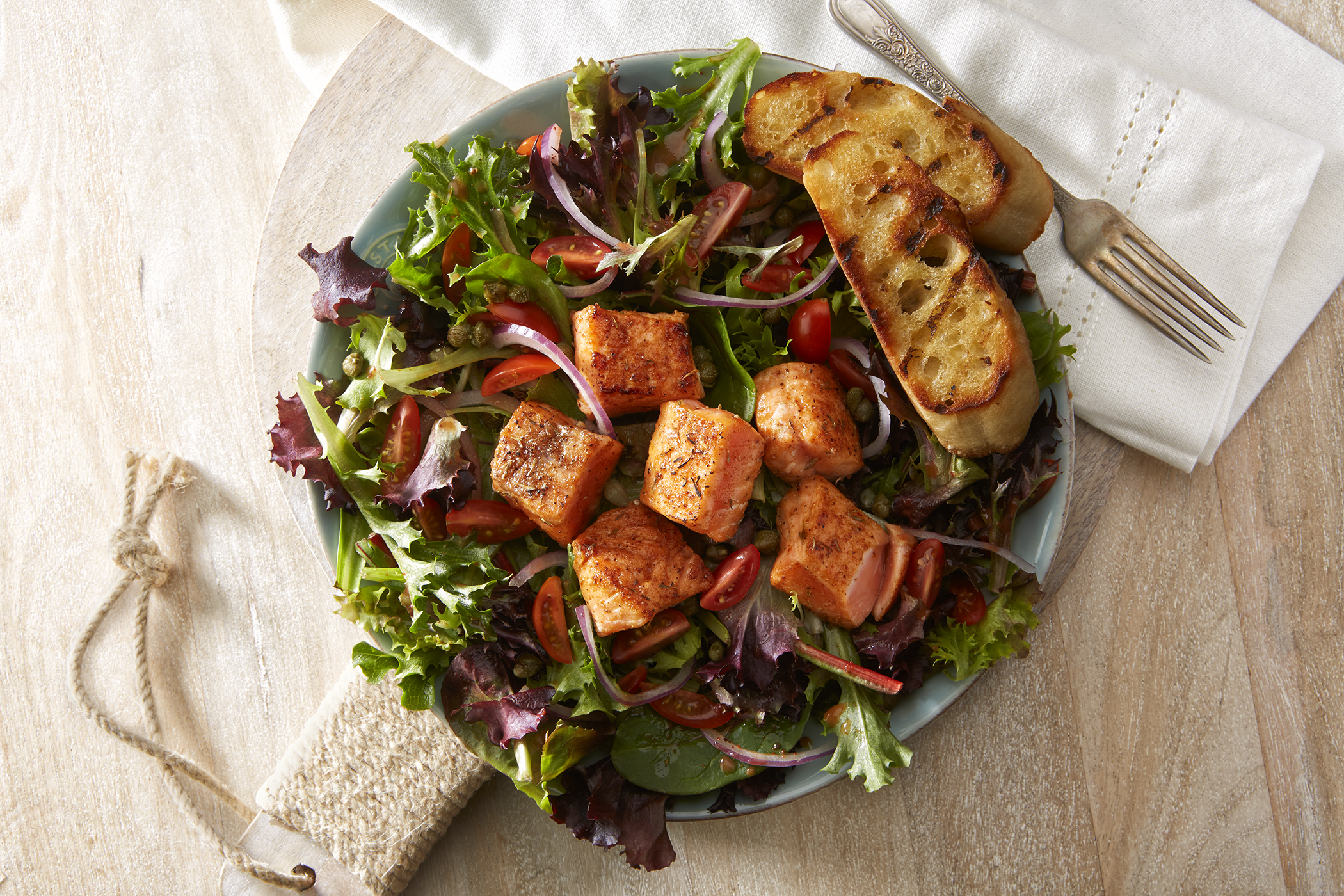 Order Seared Salmon Salad food online from Stay'd store, Saint Paul on bringmethat.com