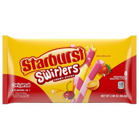Order Starburst Swirlers Candy Sticks 2.96oz food online from 7-Eleven store, Aurora on bringmethat.com