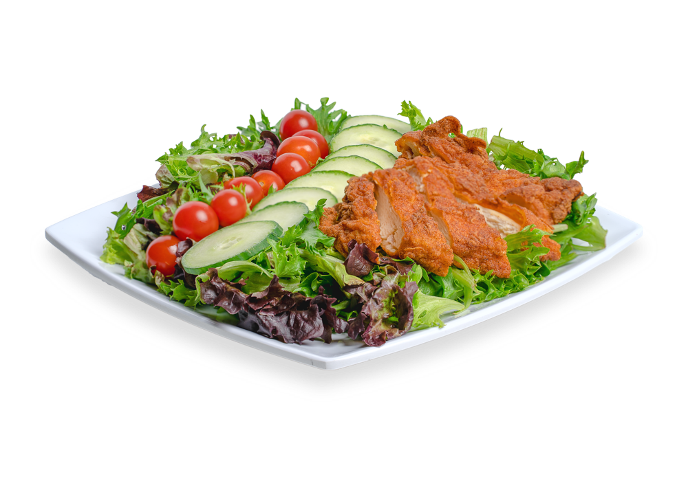 Order Crispy Chik'n Salad food online from Just Chik'n store, Rochester on bringmethat.com