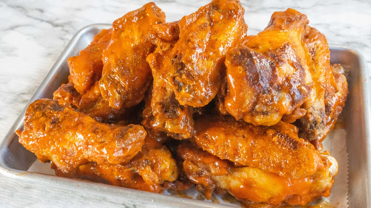 Order BONE-IN WINGS (6 PIECES) food online from Burgerology Express store, Syosset on bringmethat.com