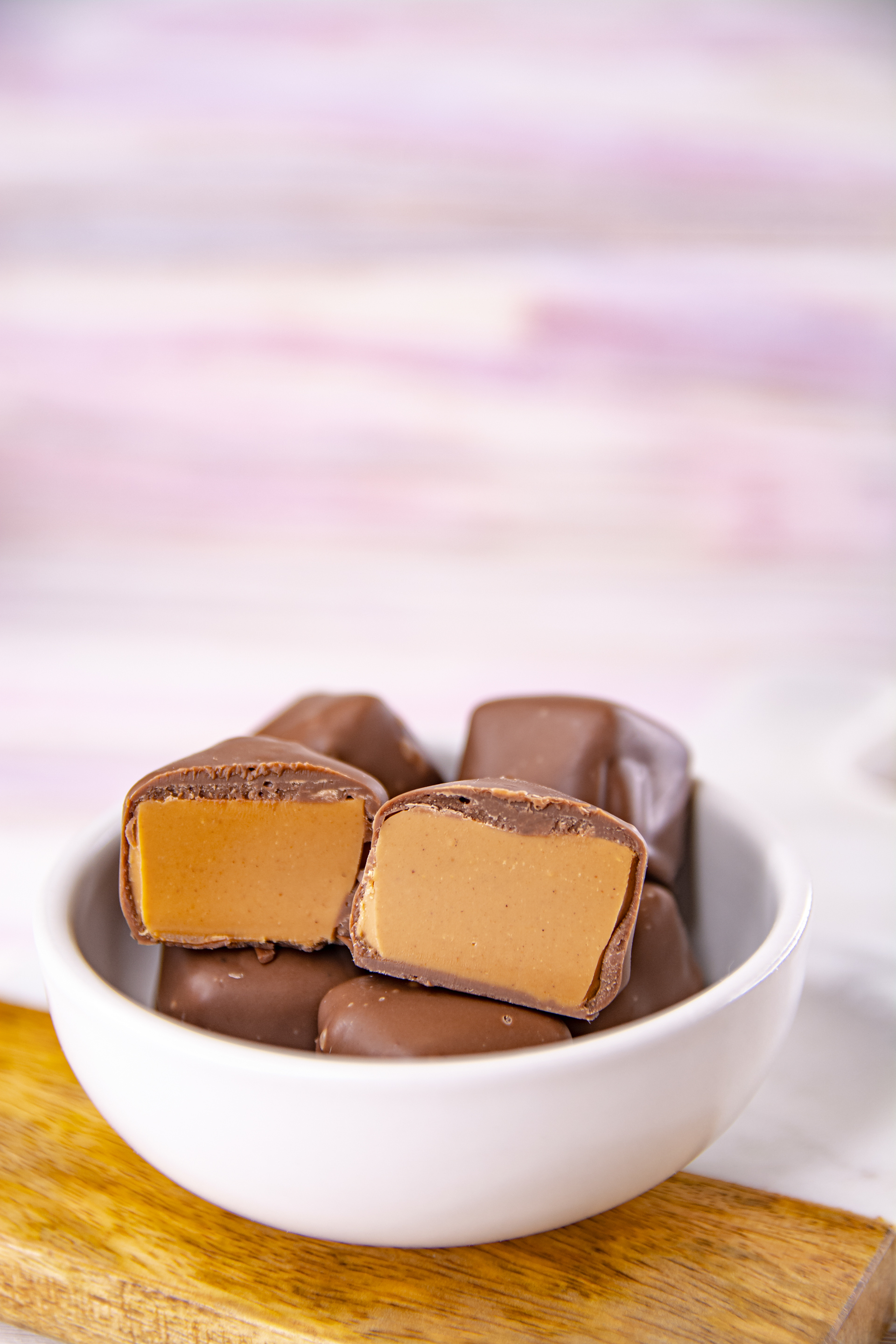 Order Peanut Butter Meltaways, Milk Chocolate food online from Wockenfuss Candies store, Columbia on bringmethat.com