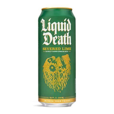 Order Liquid Death Sparkling Lime 16.9oz food online from 7-Eleven store, Bellflower on bringmethat.com