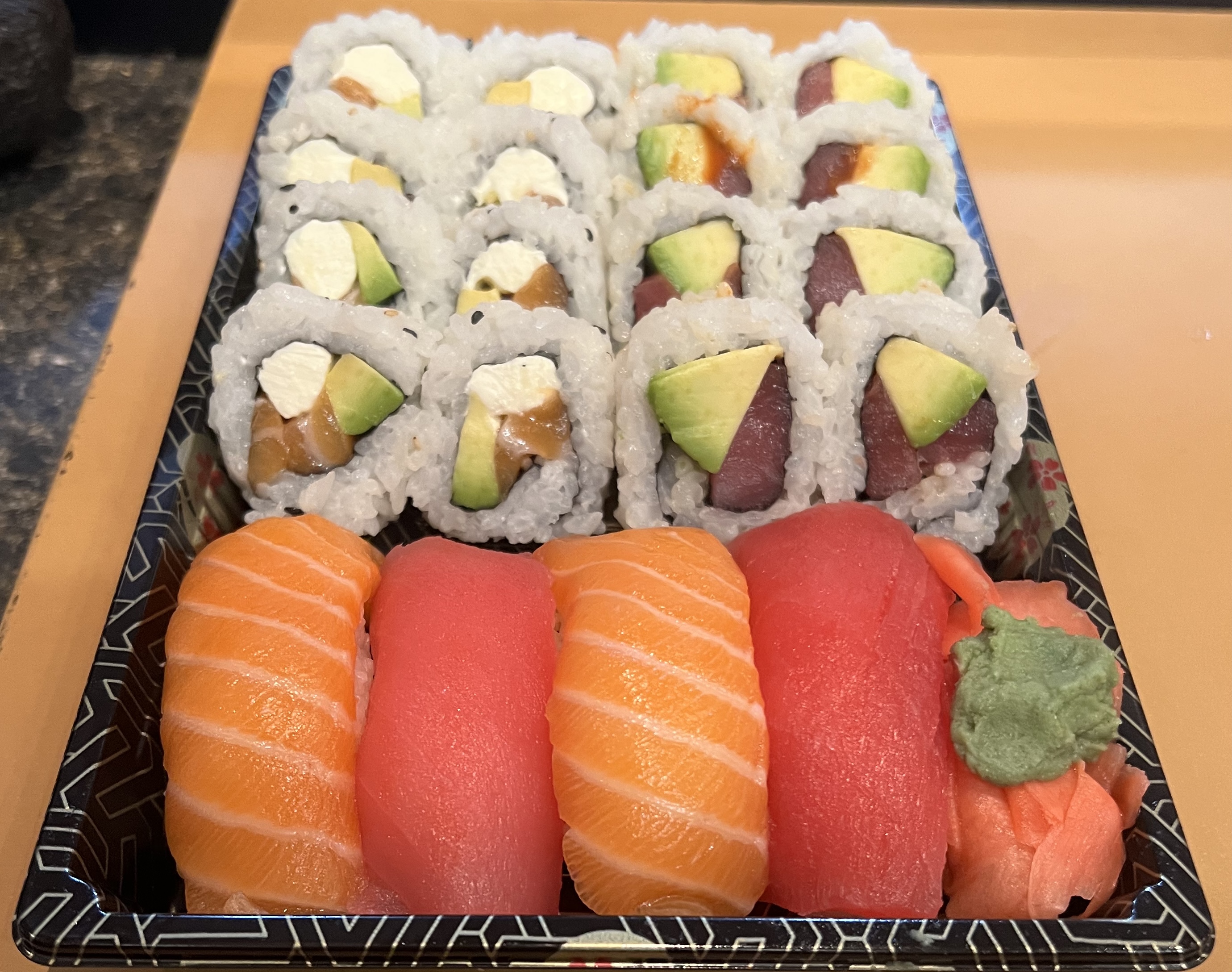 Menu 4 from Sushi Factory