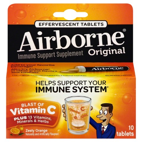Order Airborne Effervescent Tabs Orange 10 Count food online from 7-Eleven store, Lynchburg on bringmethat.com