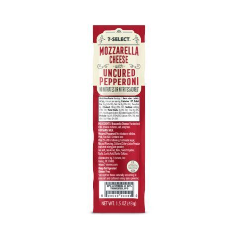 Order 7-Select Wrap Stick Pepperoni Mozzarella 1.5oz food online from 7-Eleven store, Arlington on bringmethat.com