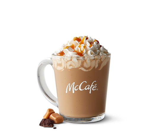 Order Caramel Hot Chocolate food online from McDonald's store, Anchorage on bringmethat.com